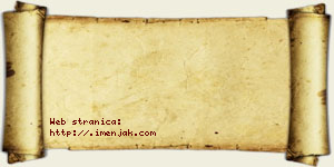 Janoš Veličković vizit kartica